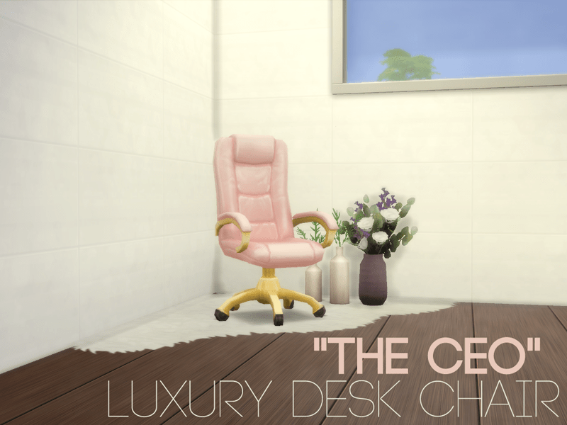 The Sims Resource "The CEO" Luxury Desk Chair