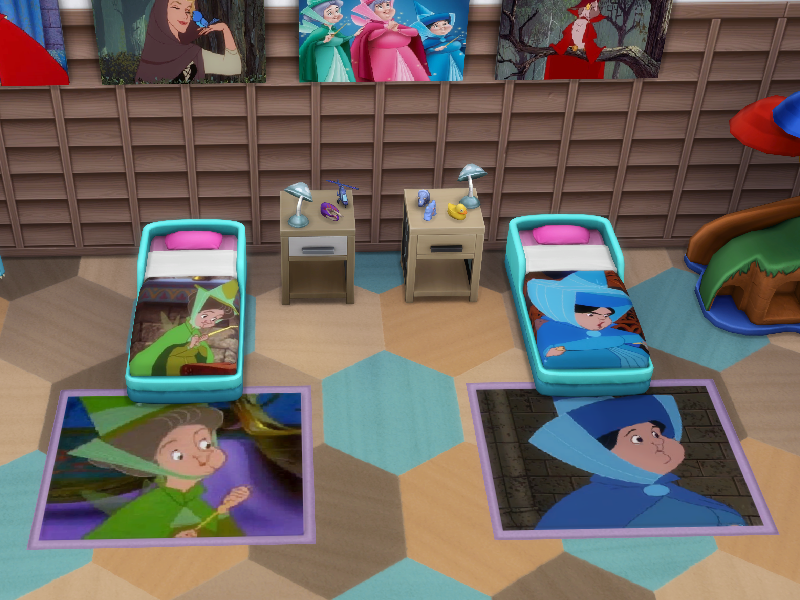 The Sims Resource Beds Sleeping Beauty (Toddlers)