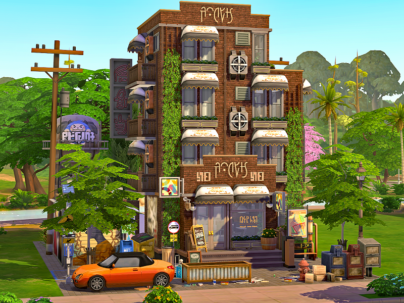 The Sims Resource City Hotel no CC