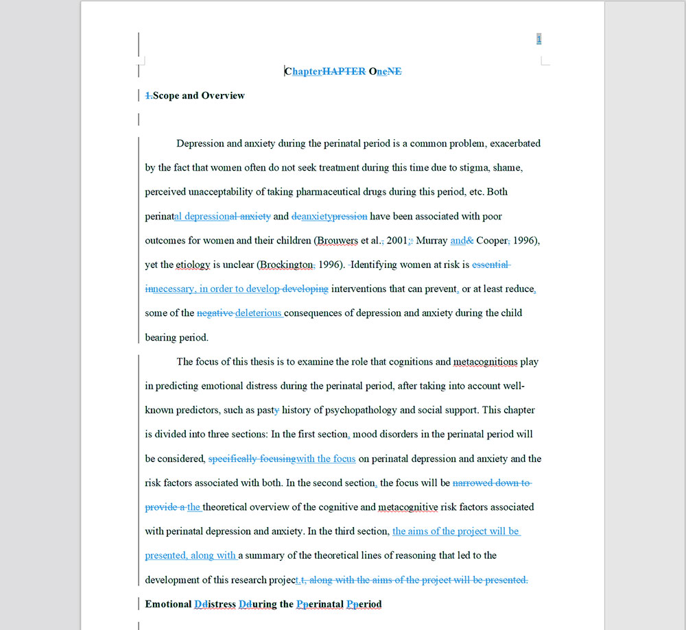 Chicago Thesis Editor