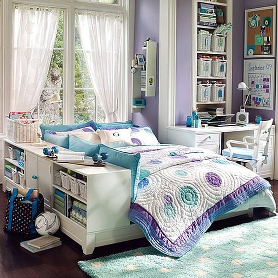 28 Nifty Purple and Teal Bedroom Ideas The Sleep Judge