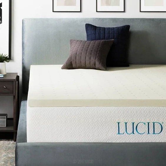 Lucid by Linenspa 2Inch Ventilated Memory Foam Mattress Topper Review