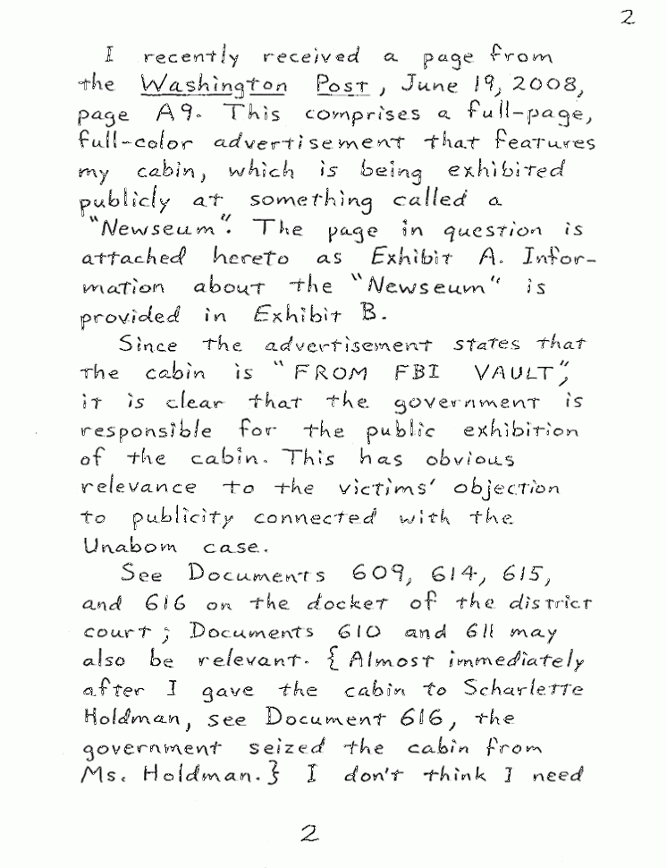 zodiac killer theory UNABOMBER ZODIAC LETTERS PROJECT