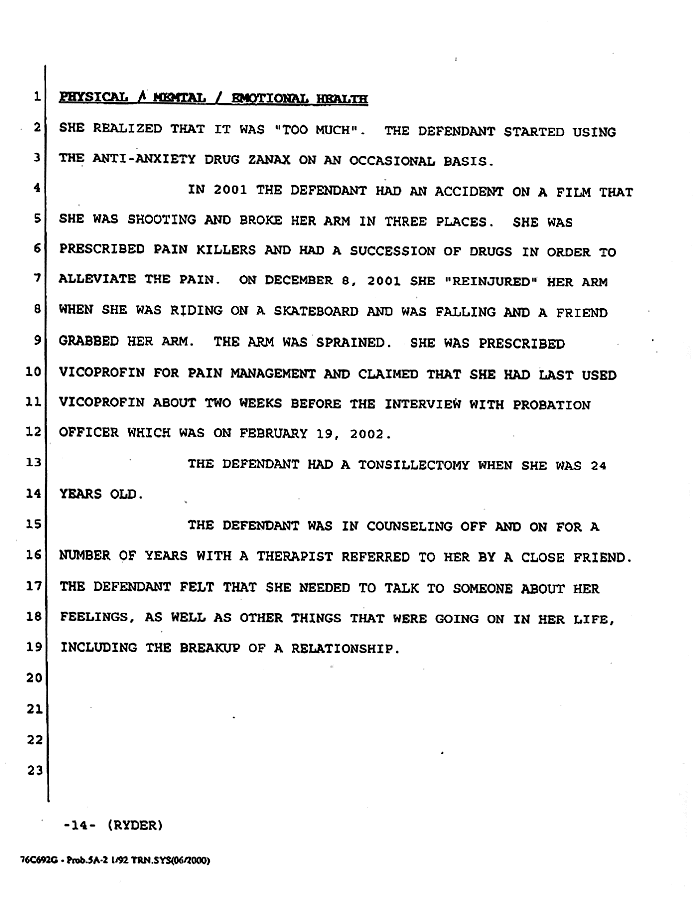 Probation Report Details Winona's Drug Use The Smoking Gun(04)