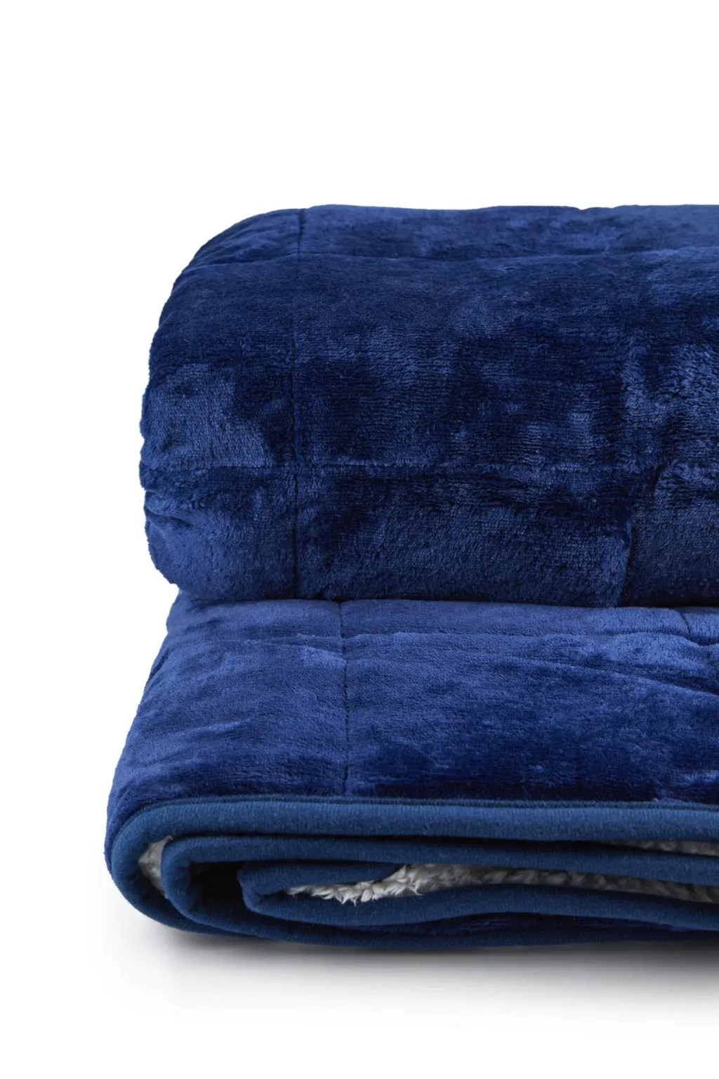 Cosy Navy Weighted Blankets + ideal for sofas, beds and chairs The