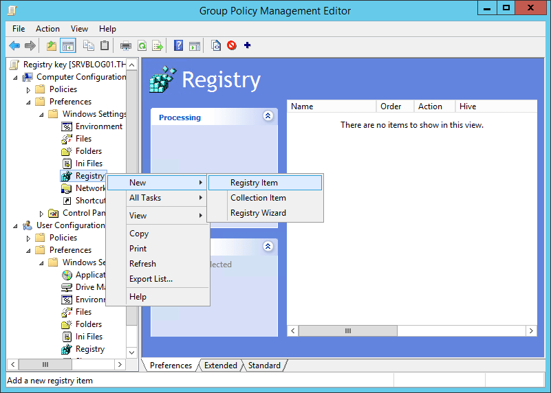 How to deploy a Registry Key via Group Policy The Solving