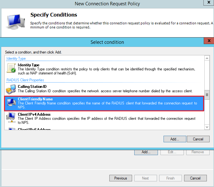 Configure a Radius server on Windows Server to authenticate Cisco VPN