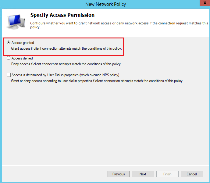 Configure a Radius server on Windows Server to authenticate Cisco VPN