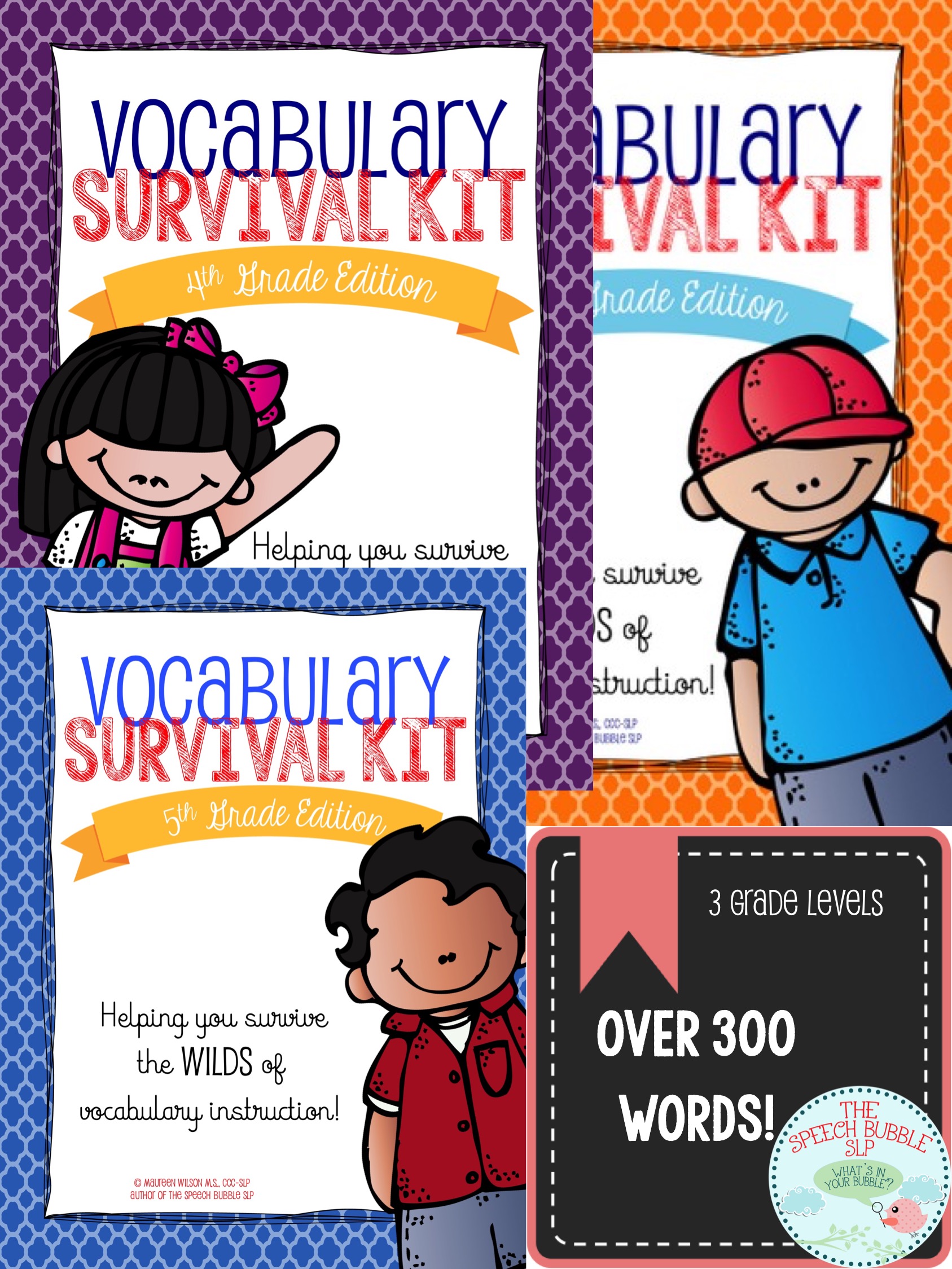 Vocabulary Survival Kits The Speech Bubble SLP