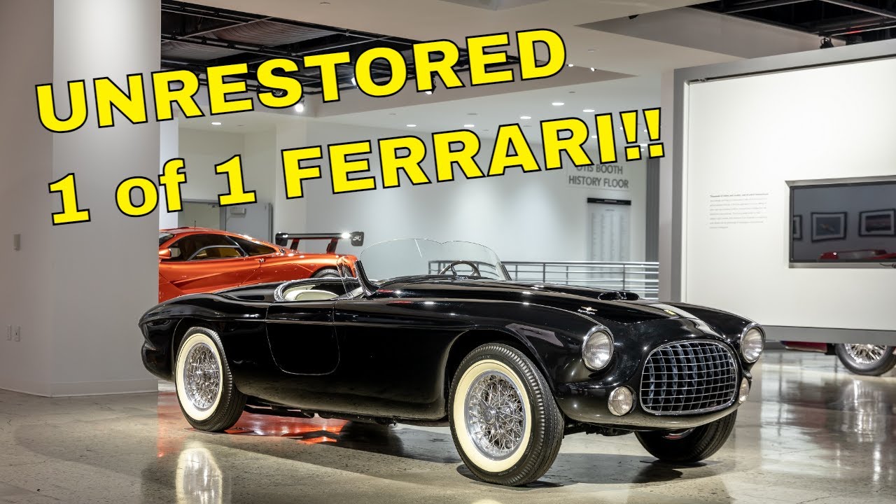Unrestored Multimillion Dollar Ferrari 1952 Ferrari Barchetta