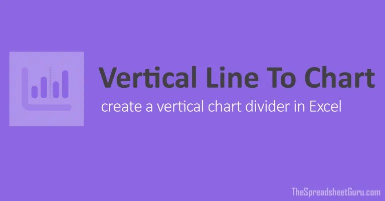 Add Vertical Lines To Excel Charts [Best Way!]