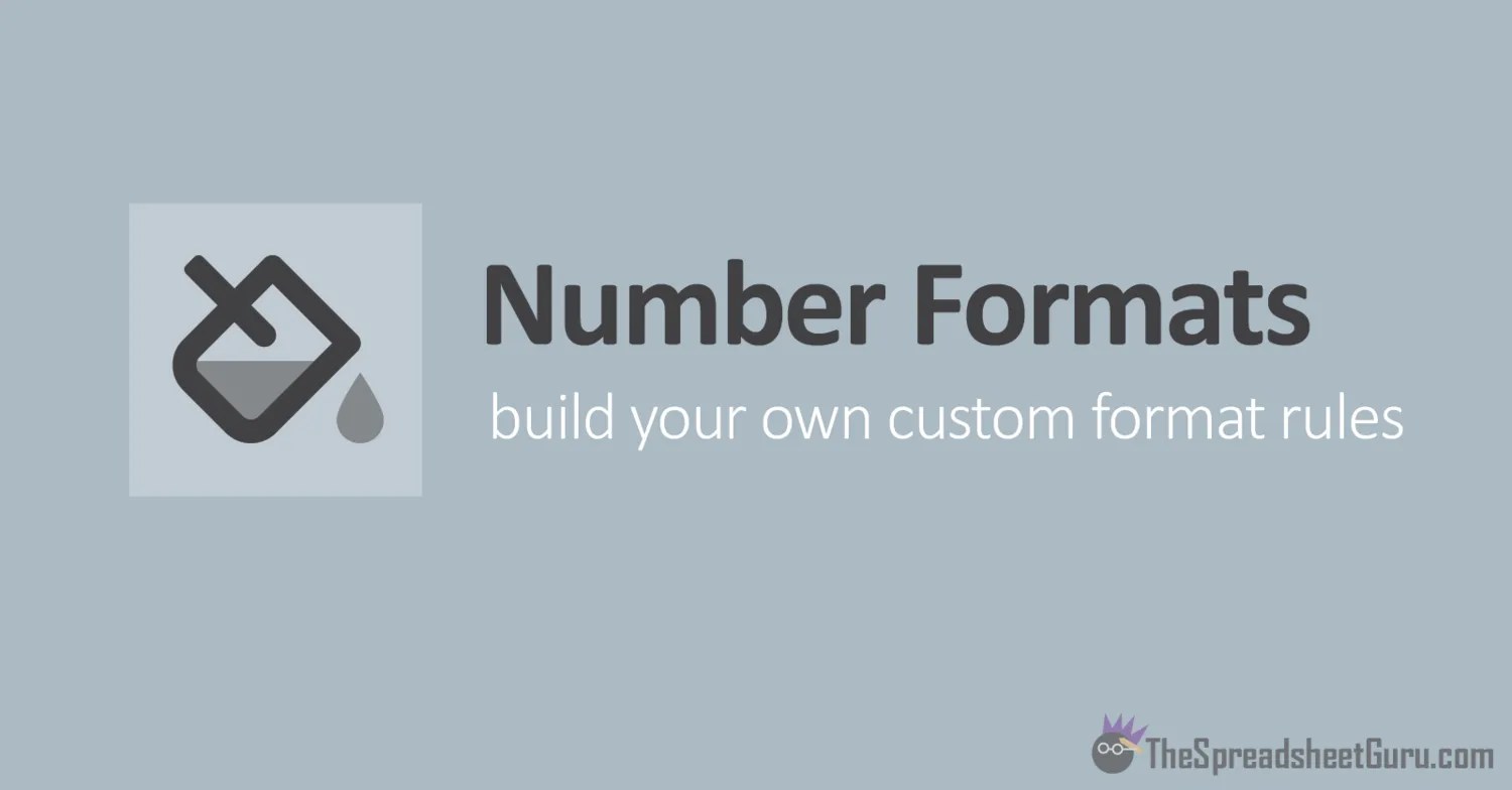 Writing Your Own Custom Number Formats in Excel
