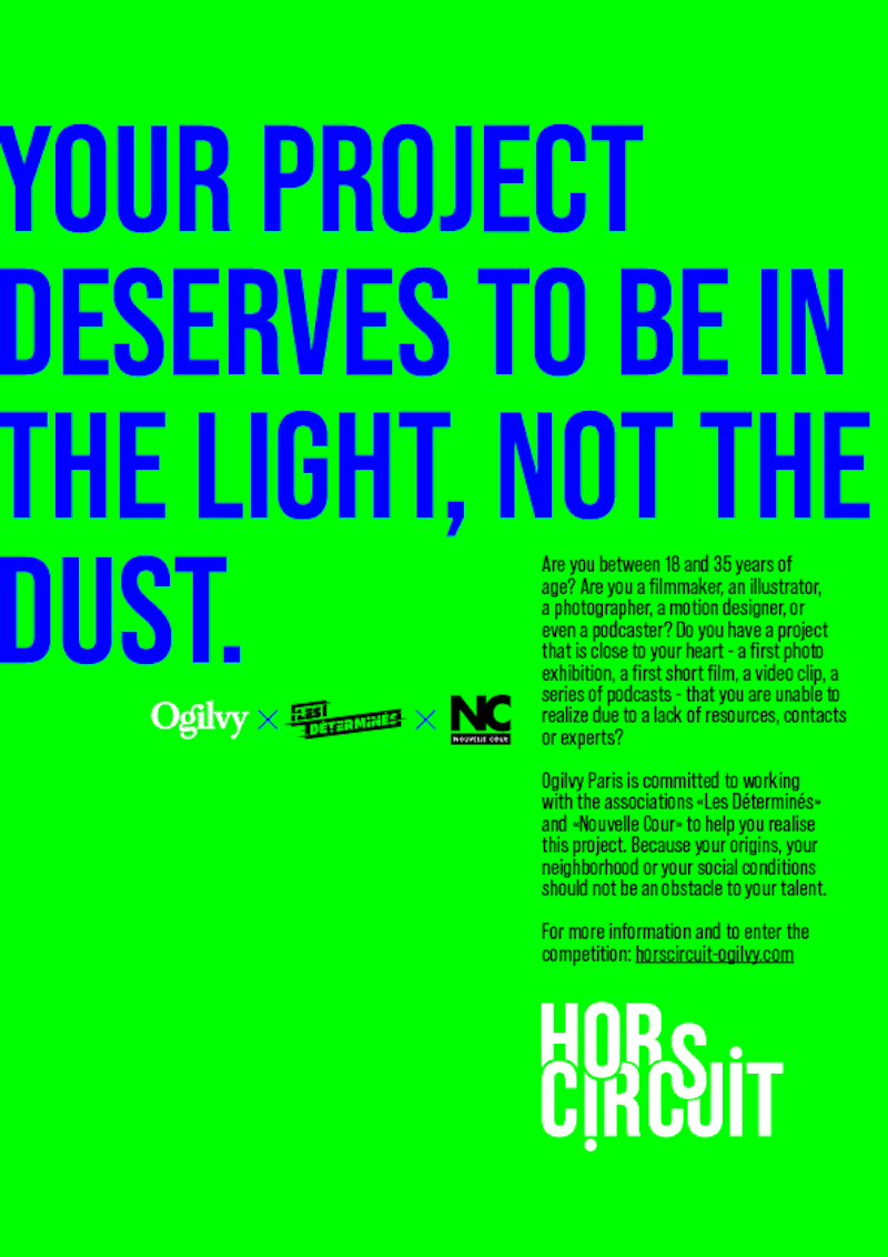Ogilvy Paris Hors Circuit invites French artists & creators to make
