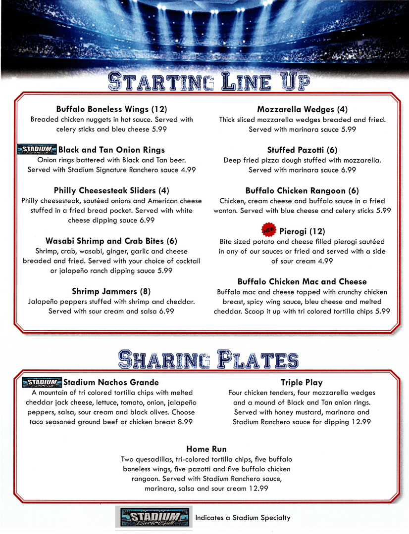 Stadium Bar & Grill The Stadium Bar And Grill In Spring TX, Bristol