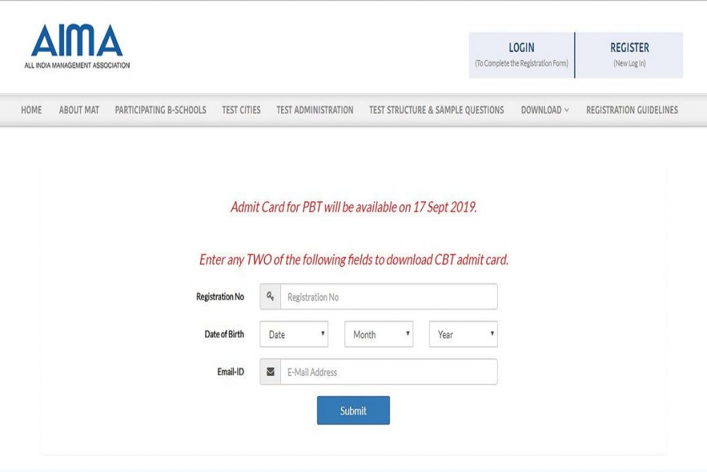 AIMA MAT September admit cards 2019 released at aima.in Direct link