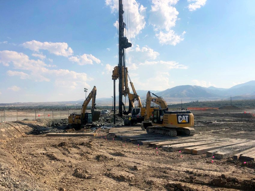 KELLER Foundations for a liquid natural gas (LNG) tank in Utah