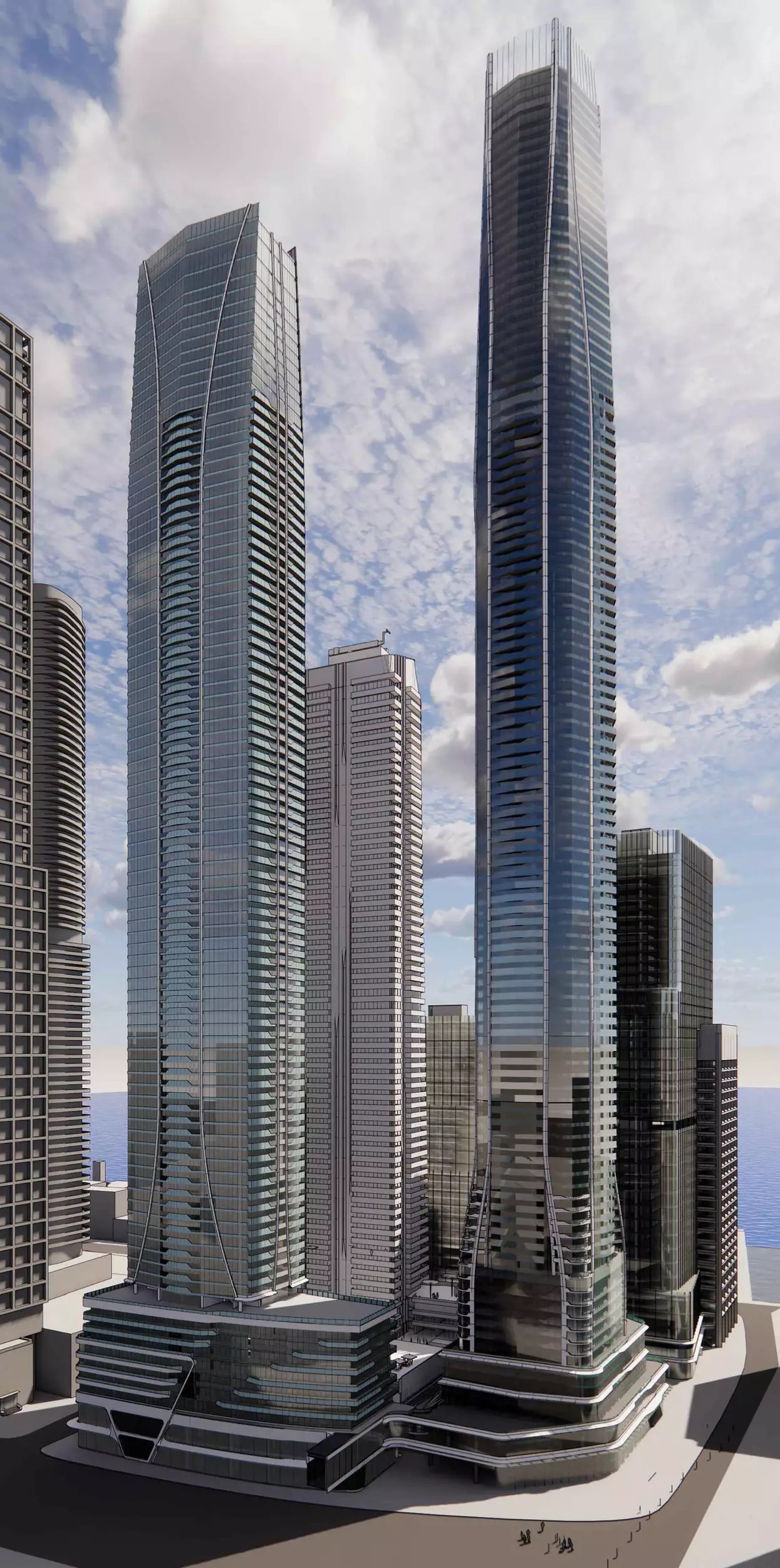 The first building in Toronto, Canada to exceed 100 storeys