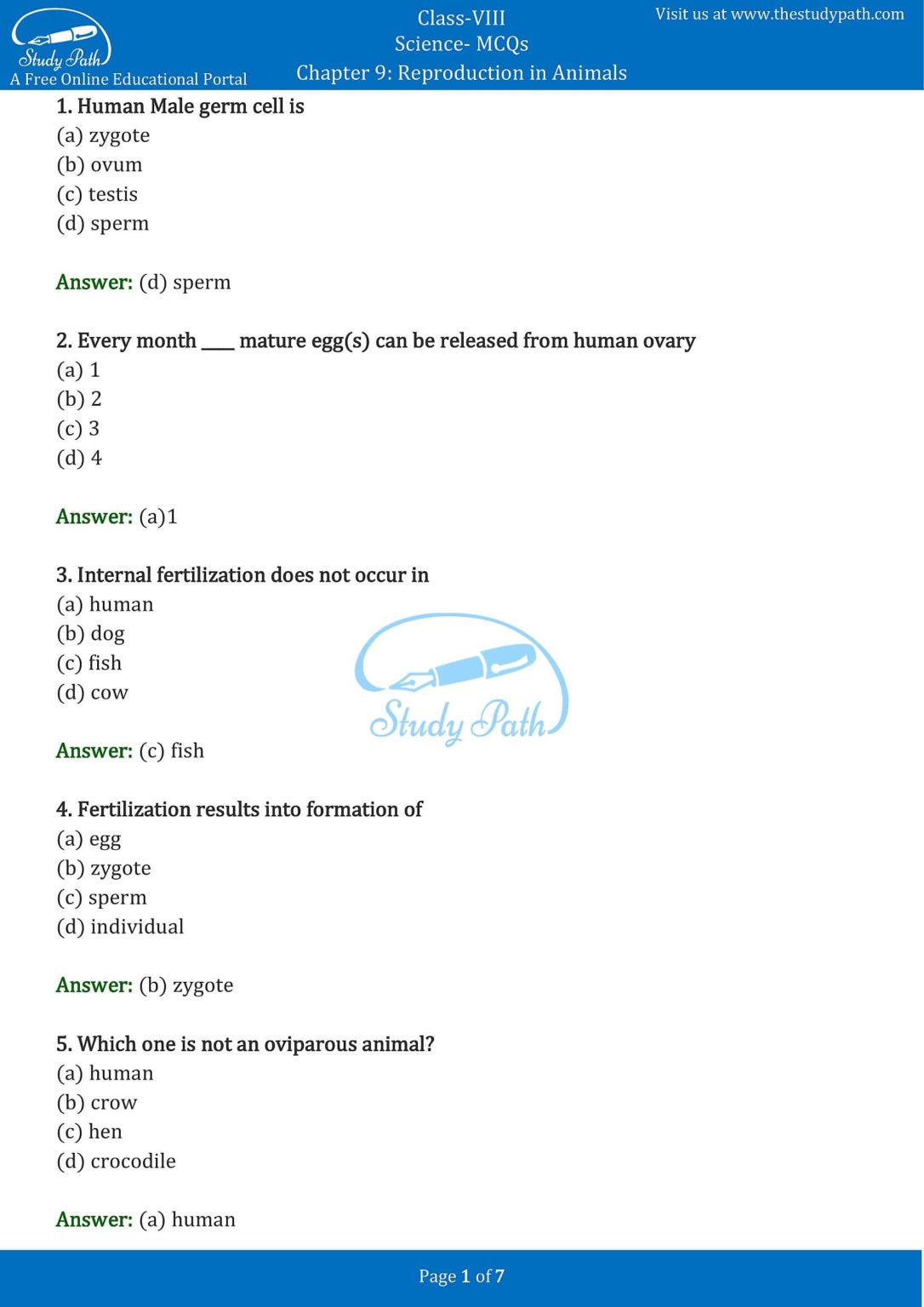 Chapter 8 Cell Reproduction Study Guide Answers Pic