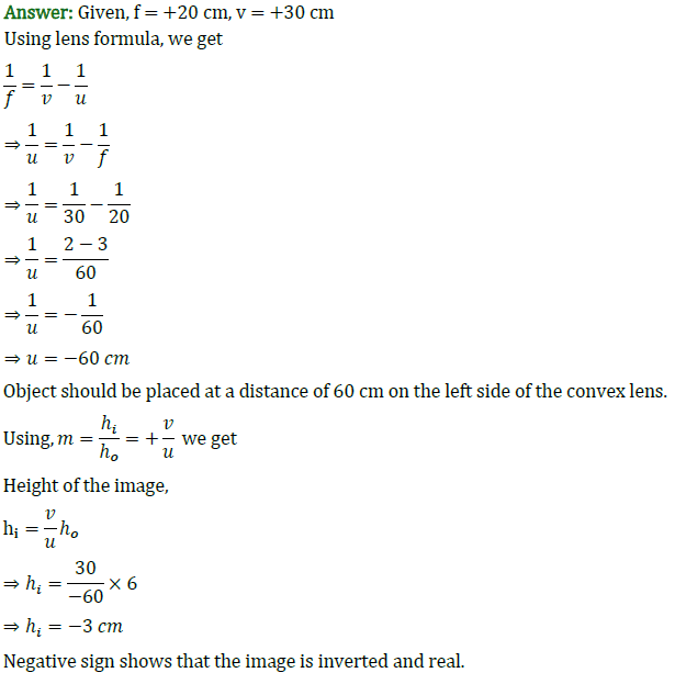 Light Reflection And Refraction Class 10 Science Extra Questions with