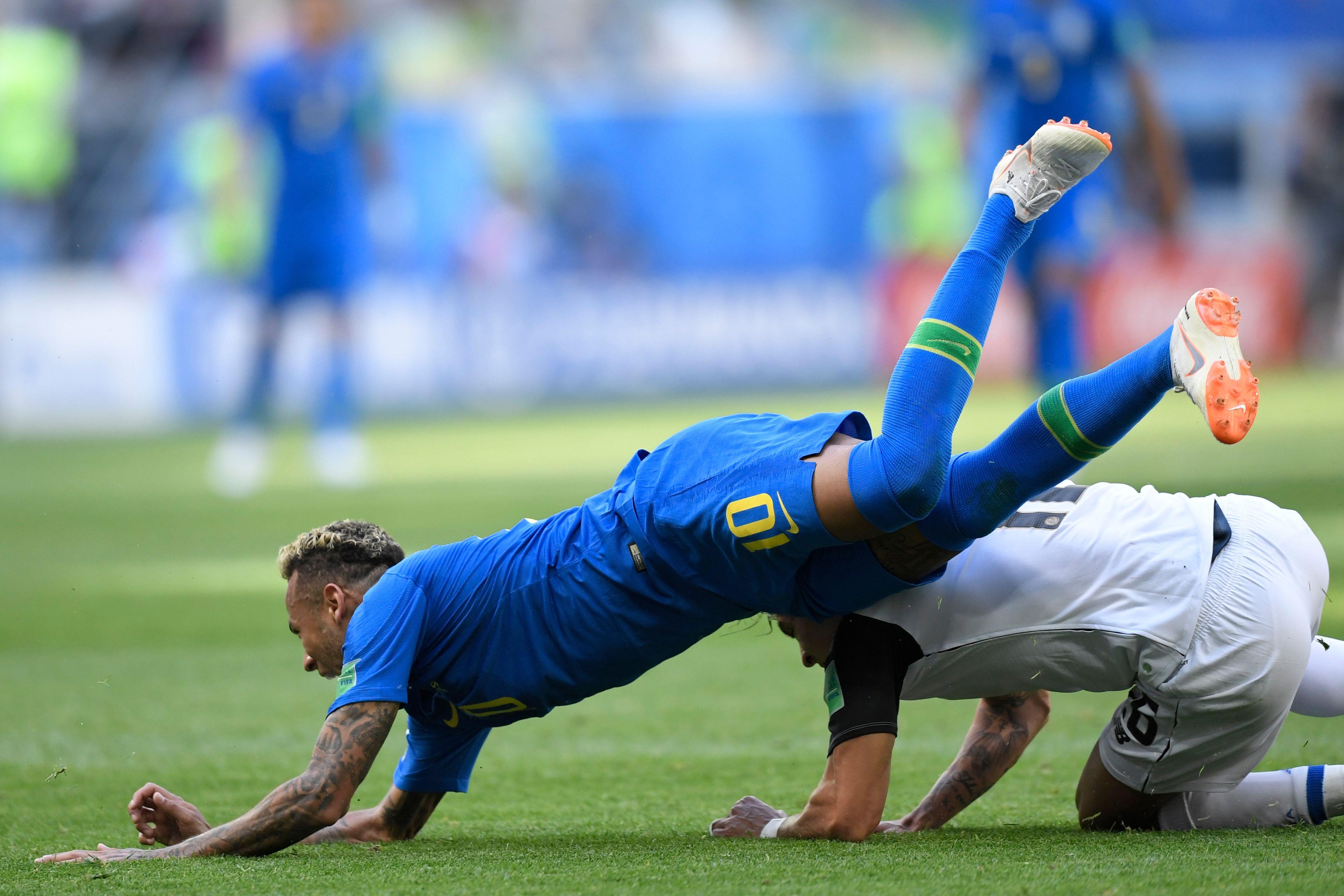 World Cup 2018 Neymar shamed as VAR exposes Brazilian's cheating to