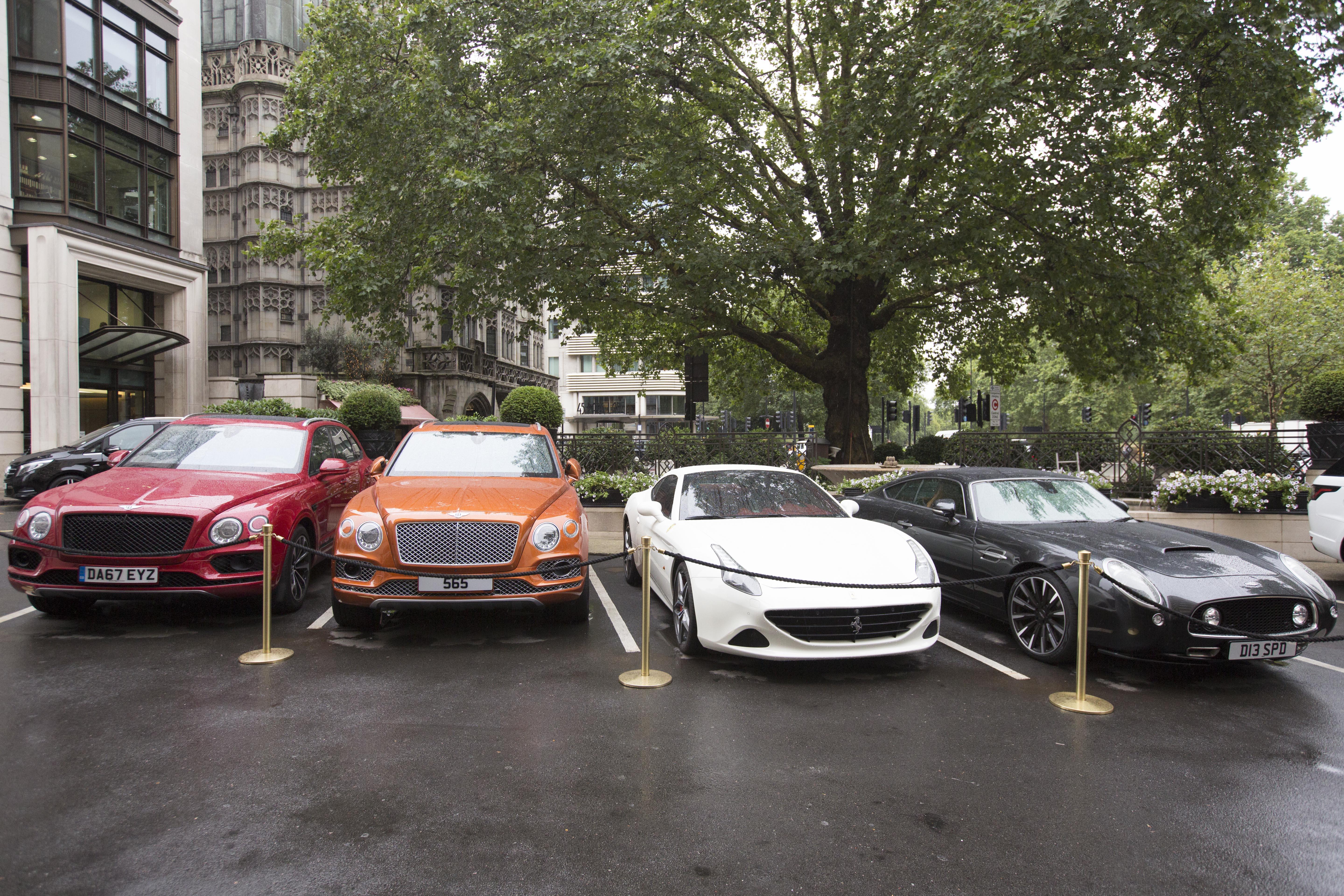 Saudi supercars descend on London with fleet worth millions pictured on