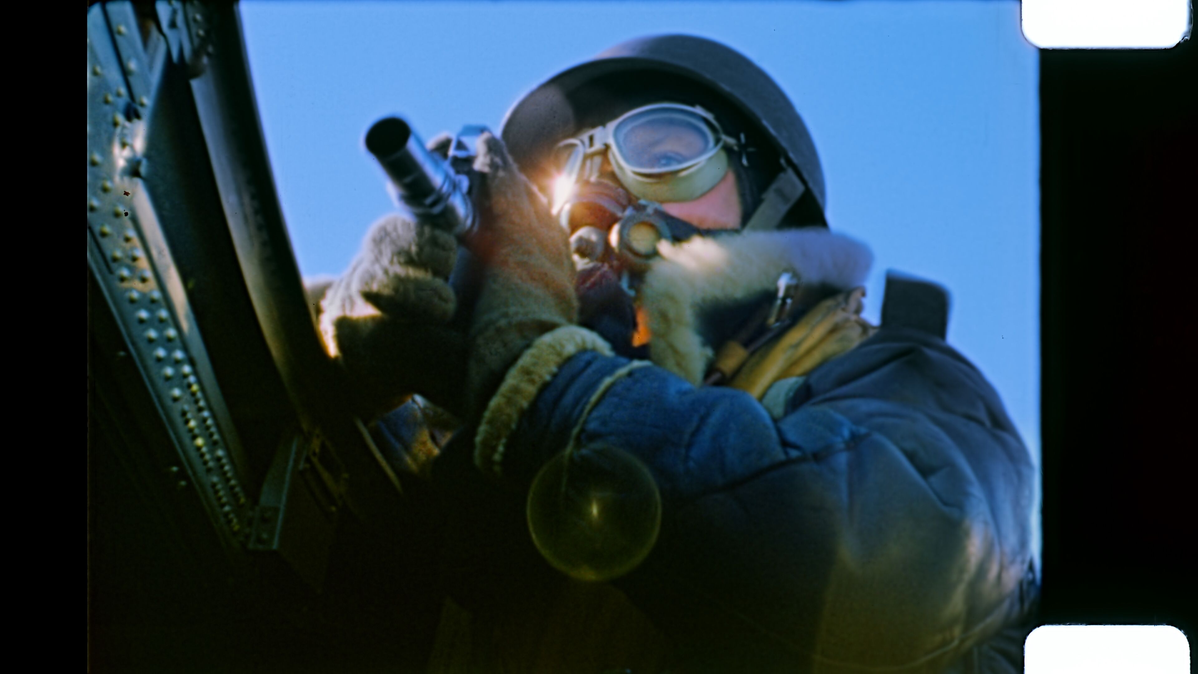 Incredible colourised WW2 footage shows bombing runs over Germany from