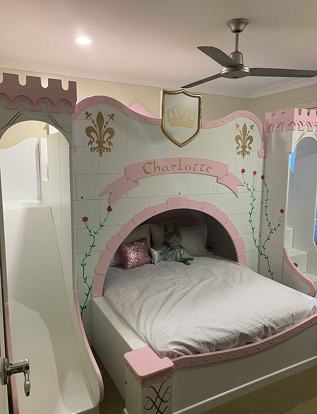 Once she is a little older, that with only a few steps and side guard rails to add, your little princess can play and easily escape from her castle with a princess bed with slide. mum has 1 6k princess castle bed built