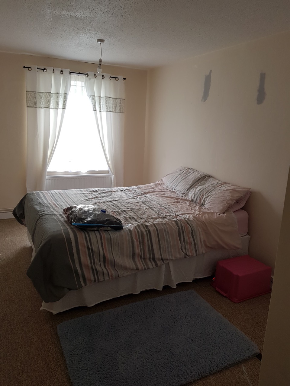 Velvet divan bed base valance wrap frame cover single double super king size. Mum Transforms Her Bedroom For Under 600 Using Bargains From B M The Range And Ebay