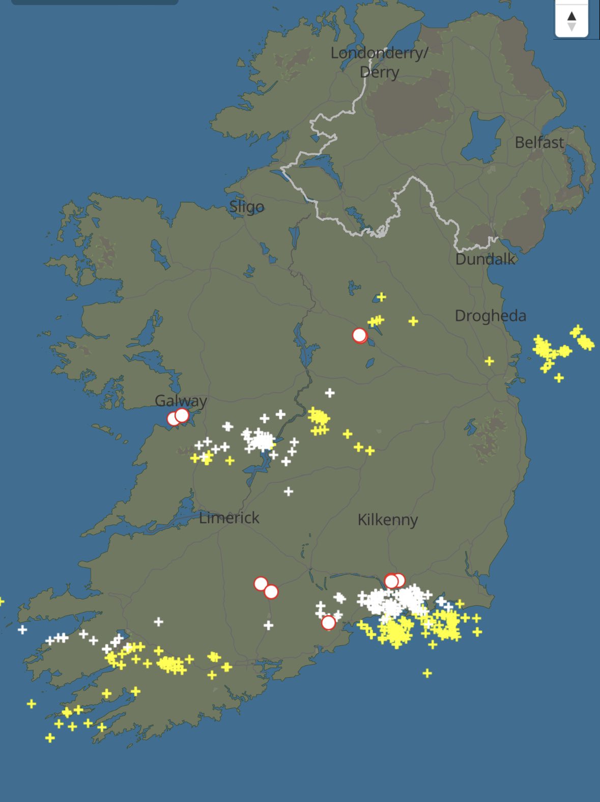 Wicklow wind turbine set ablaze by lightning which made Irish Sea 'like