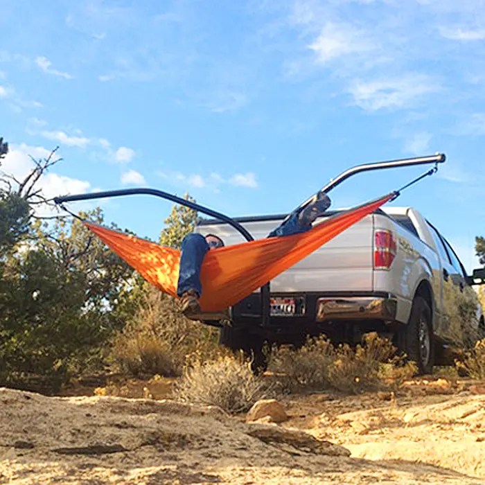 Trailer Hitch Hammock Set Up A Camping Hammock Without Tree