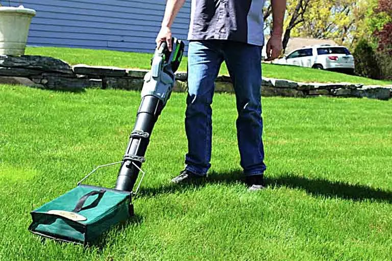 Leaf Blower Attachment That Combines Sweeping And Collecting Debris