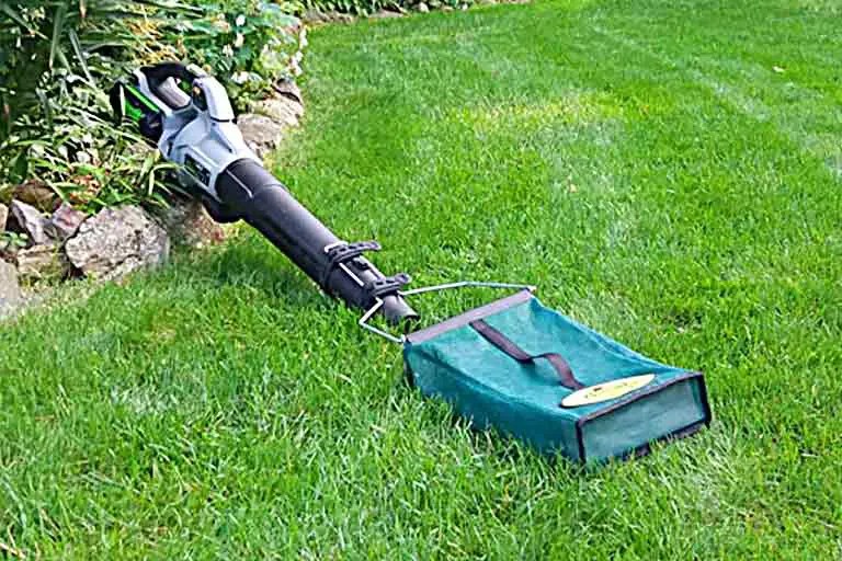 Leaf Blower Attachment That Combines Sweeping And Collecting Debris
