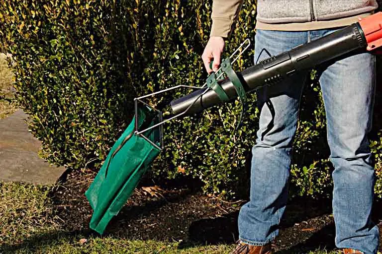 Leaf Blower Attachment That Combines Sweeping And Collecting Debris