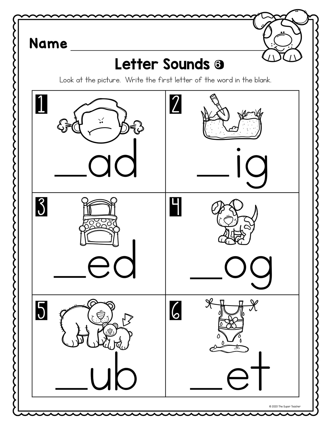 Kindergarten Letter Sounds Worksheets - Worksheet24