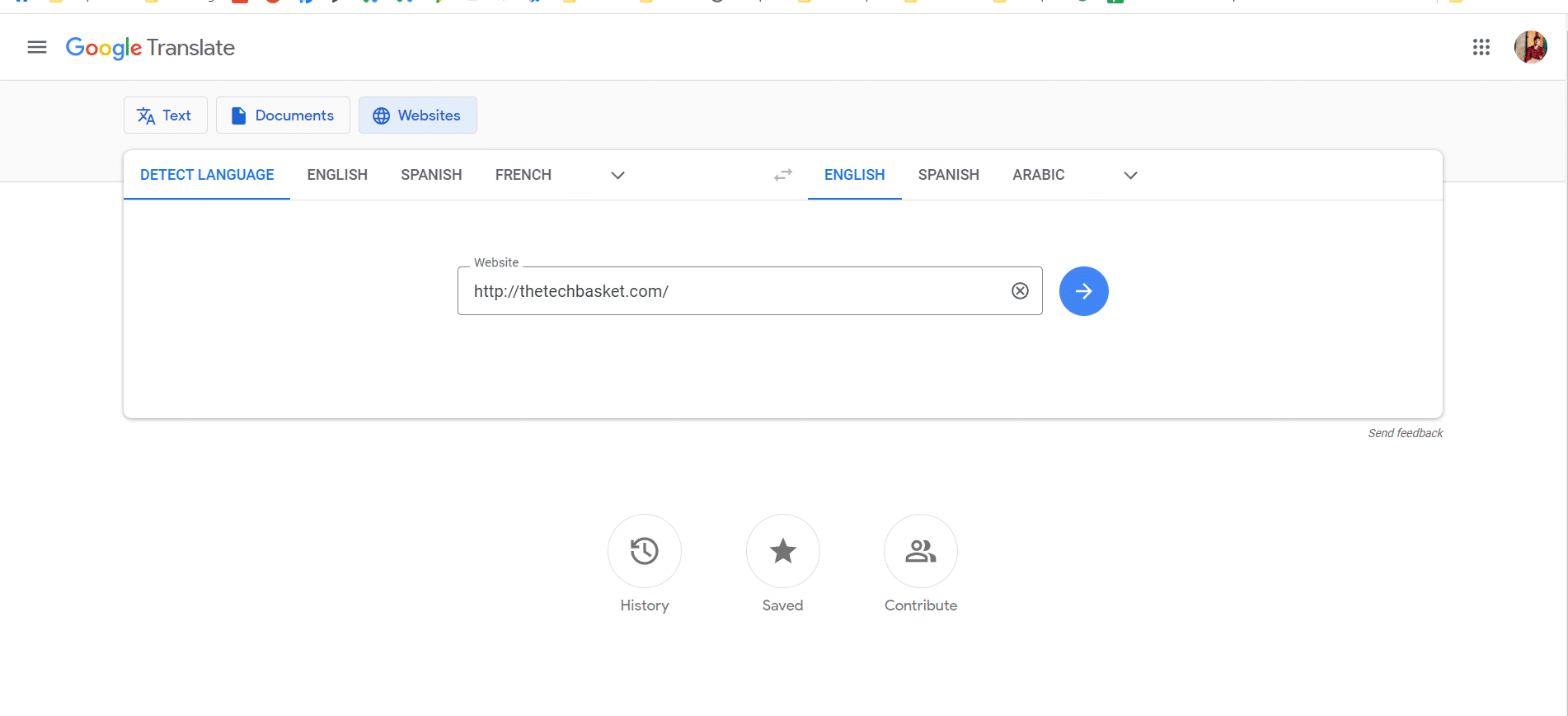 How to use Google Translate as Proxy For Any site The Tech Basket