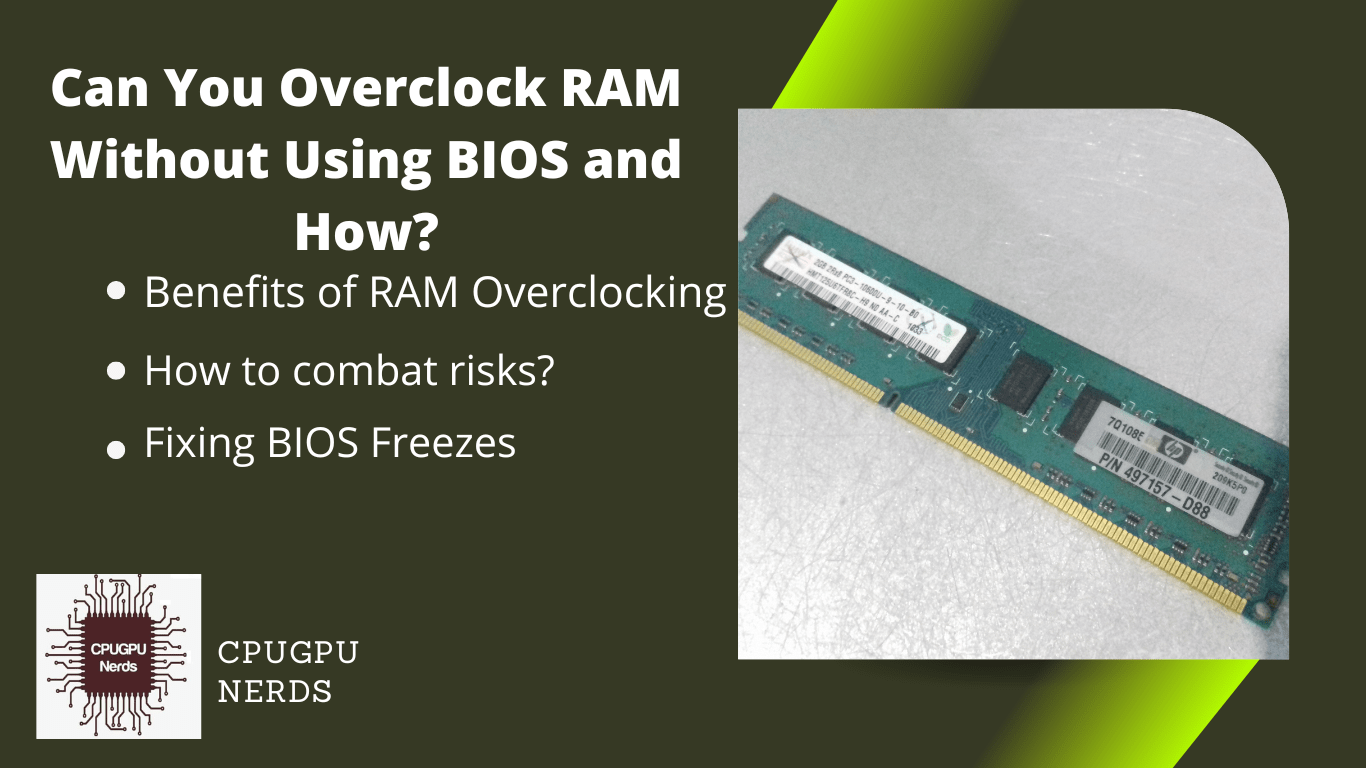 Here's How to Overclock PC RAM But Should You? The Tech Edvocate