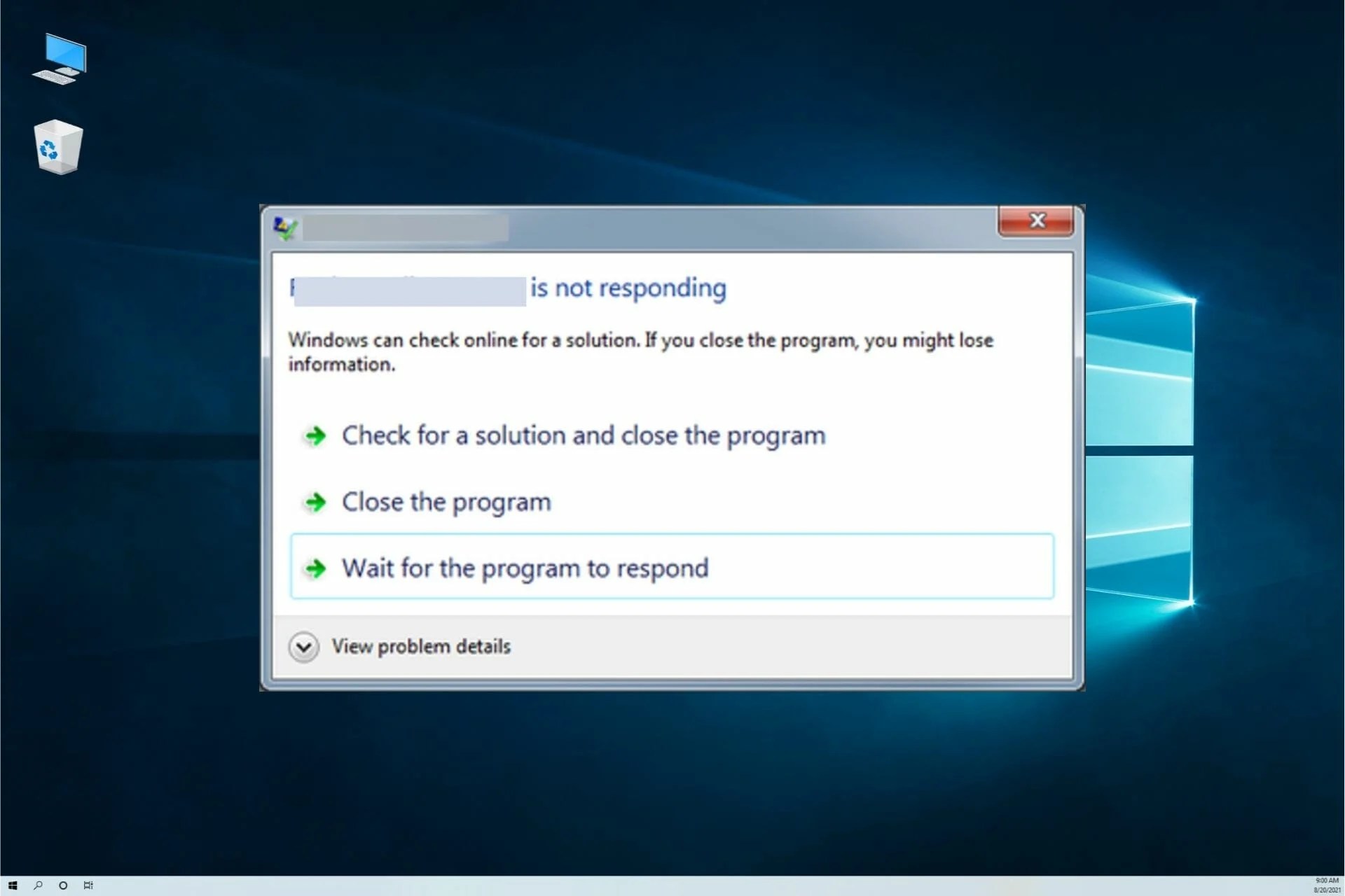 How to Fix the "Application Is Not Responding" Error on Windows The