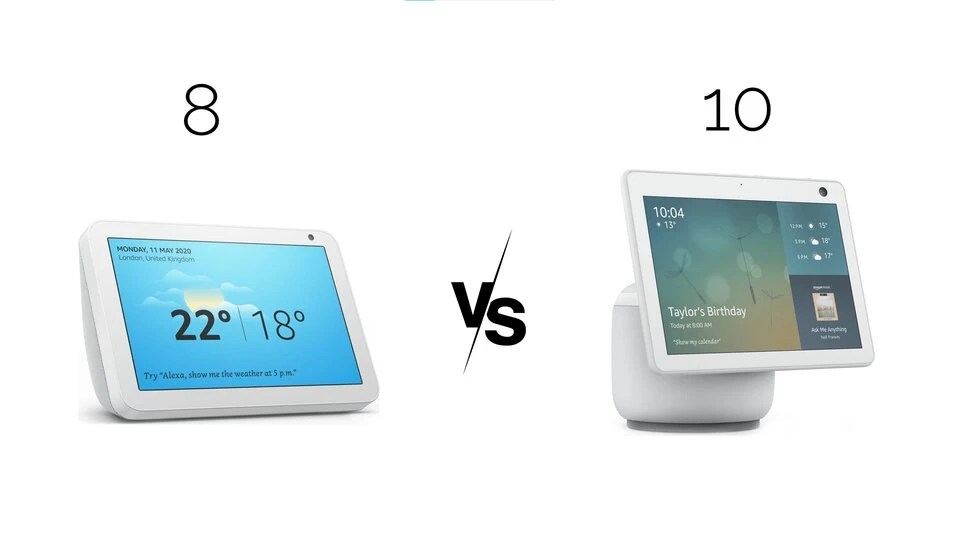 Amazon Echo Show 10 vs. Echo Show 8 Which Amazon Smart Display is