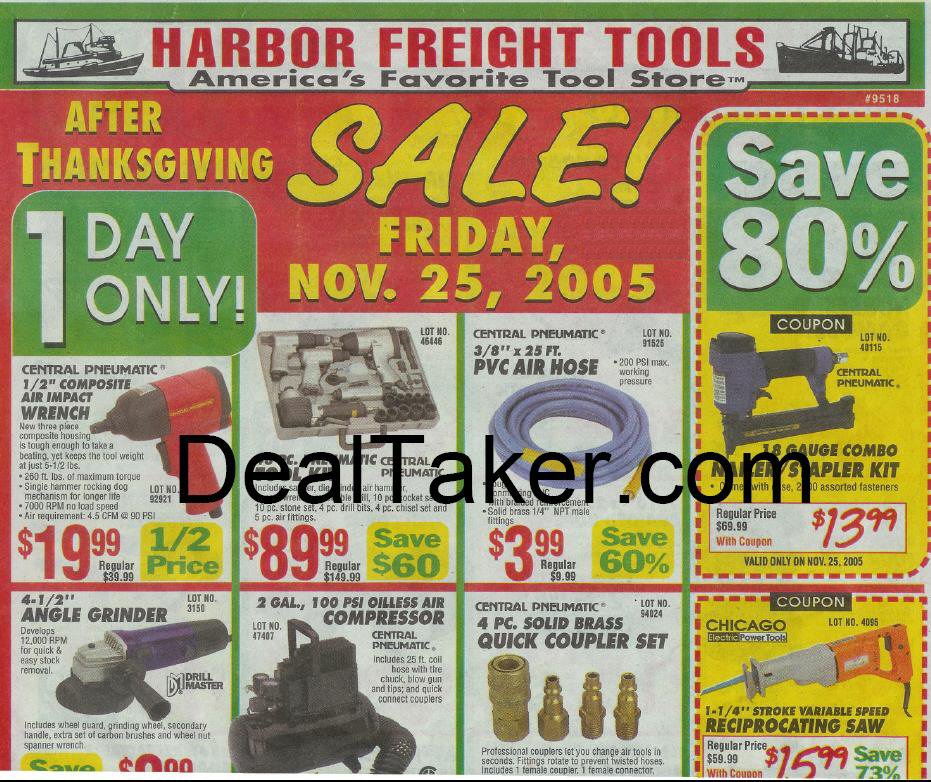 Harbor Freight Tools Ad Page 1