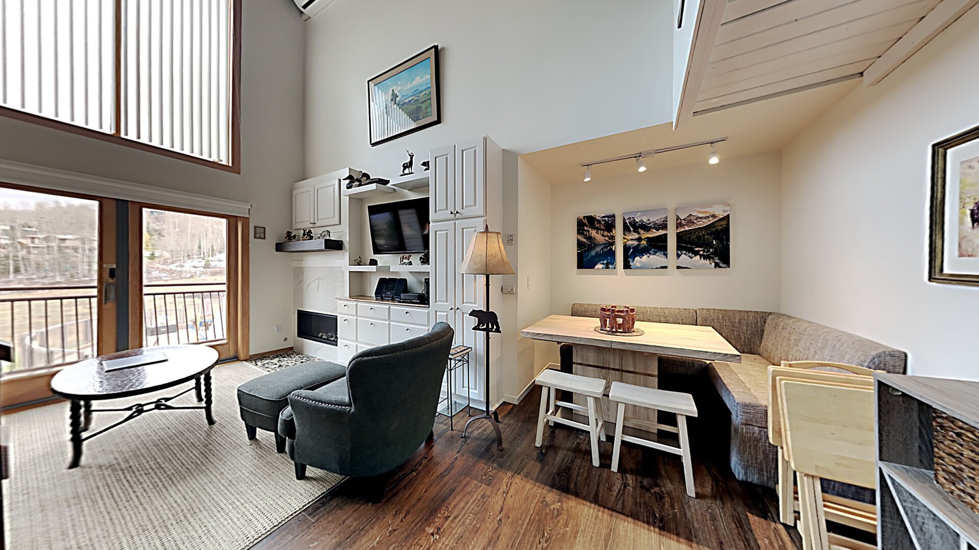 Reserve our Airbnb Snowmass Colorado Rentals with a Fireplace The Timberline