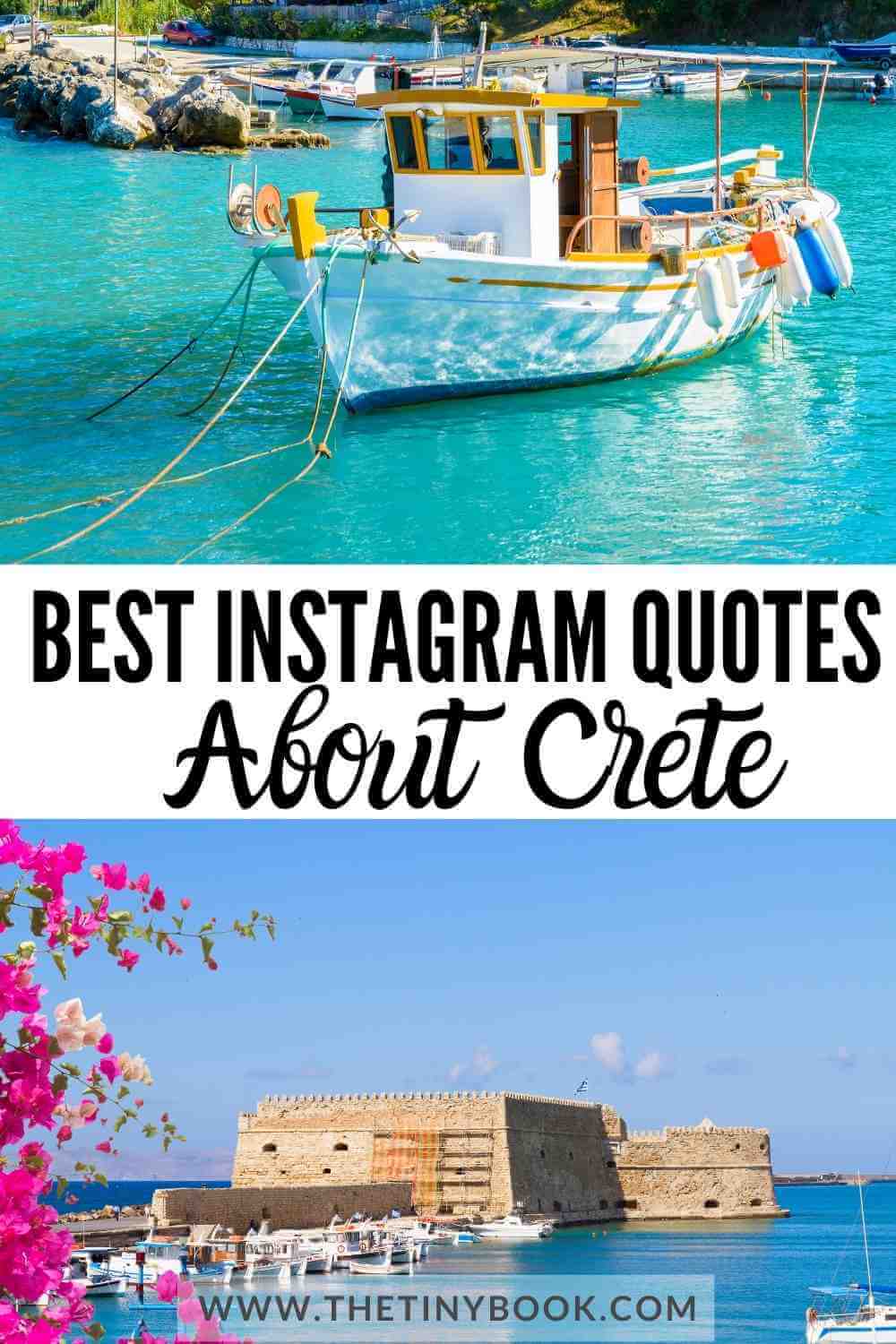 73 Captions and Quotes about Crete to Spice up Your Instagram Feed