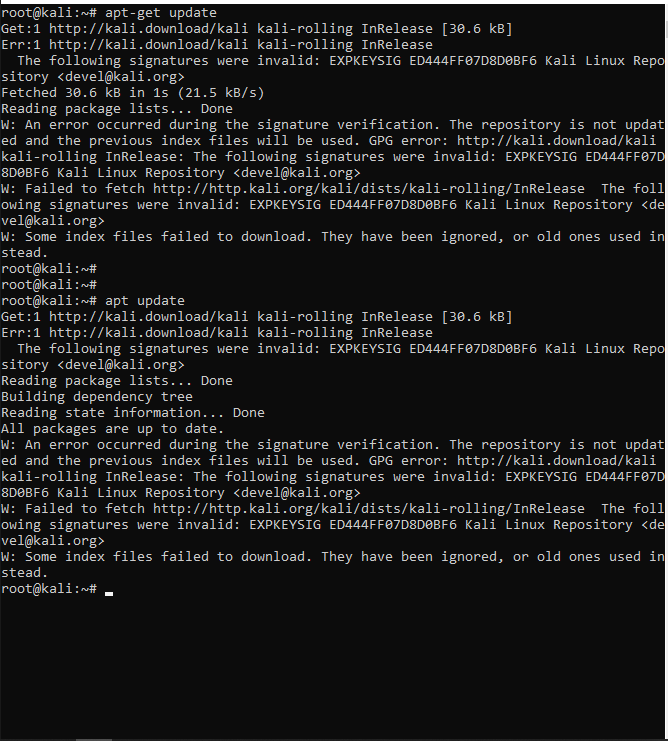 Fix "aptget update" error and "aptkey list" error in WSL thetqweb