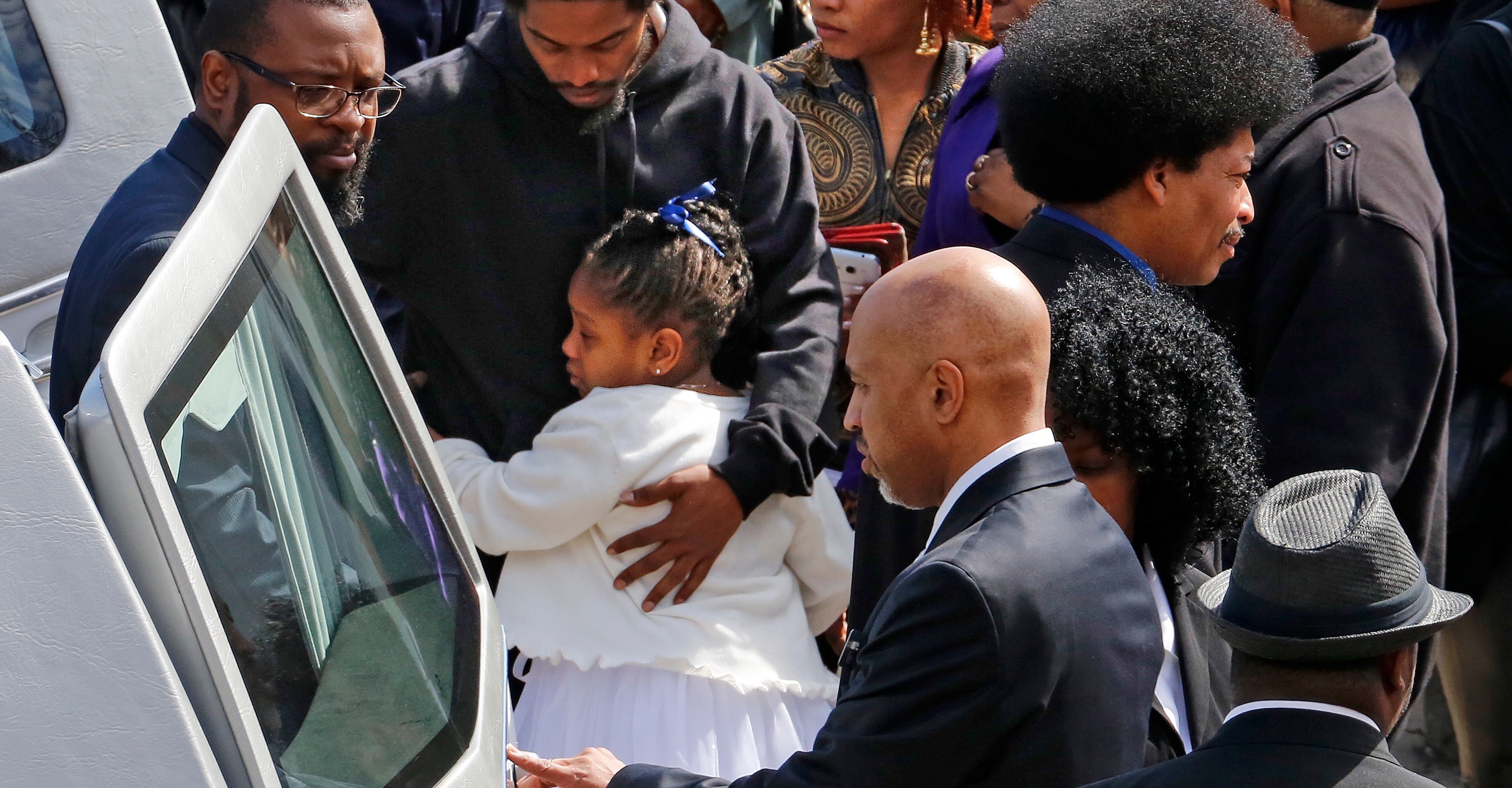 Three Caskets for Four Bodies at Funeral for Wilkinsburg Shooting Victims