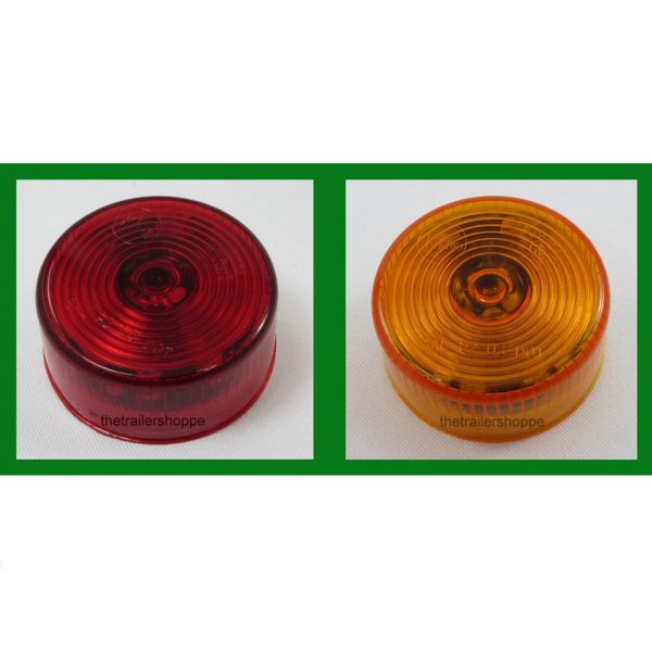 2" Round Clearance Marker 9 LED Light The Trailer Shoppe