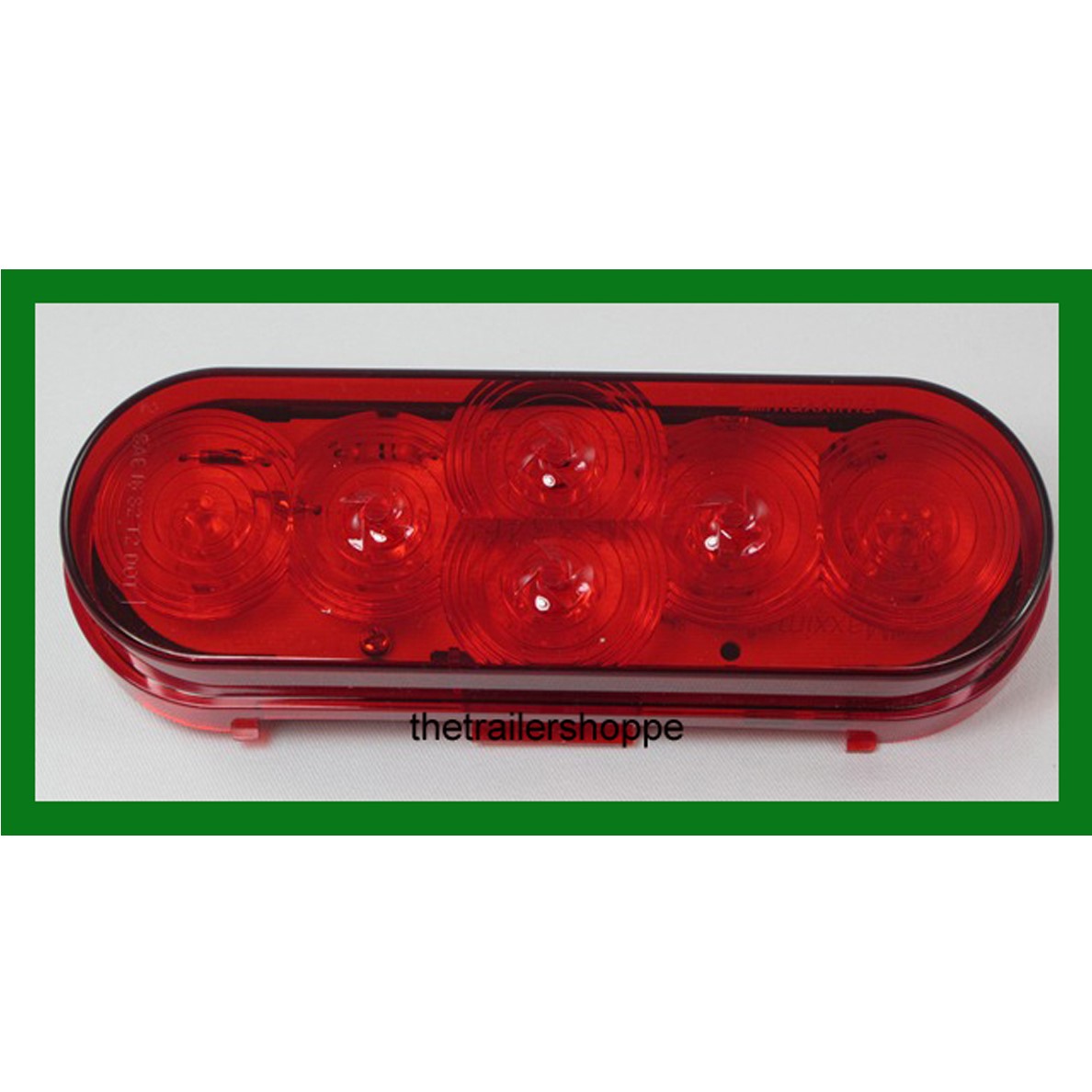 Stop, Tail, Turn Light 6" Oval 6 LED The Trailer Shoppe