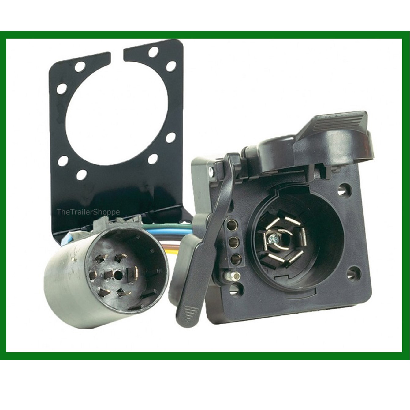 Hopkins 40955 MULTITOW 7 Way RV & 4 Flat Trailer Plug The Trailer Shoppe