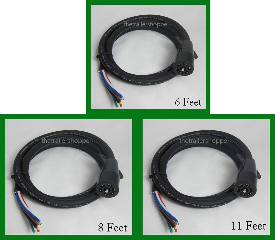 Molded Trailer Light Plug 7 Way RV Cord Trailer The Trailer Shoppe