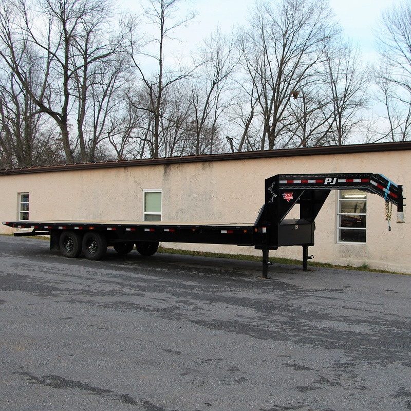 PJ 28’Gooseneck Tilt Trailer The Trailer Shoppe