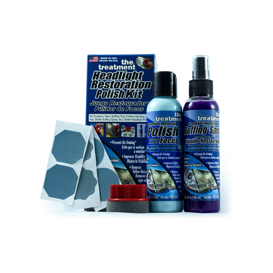 The Treatment Headlight Restoration Polish Kit