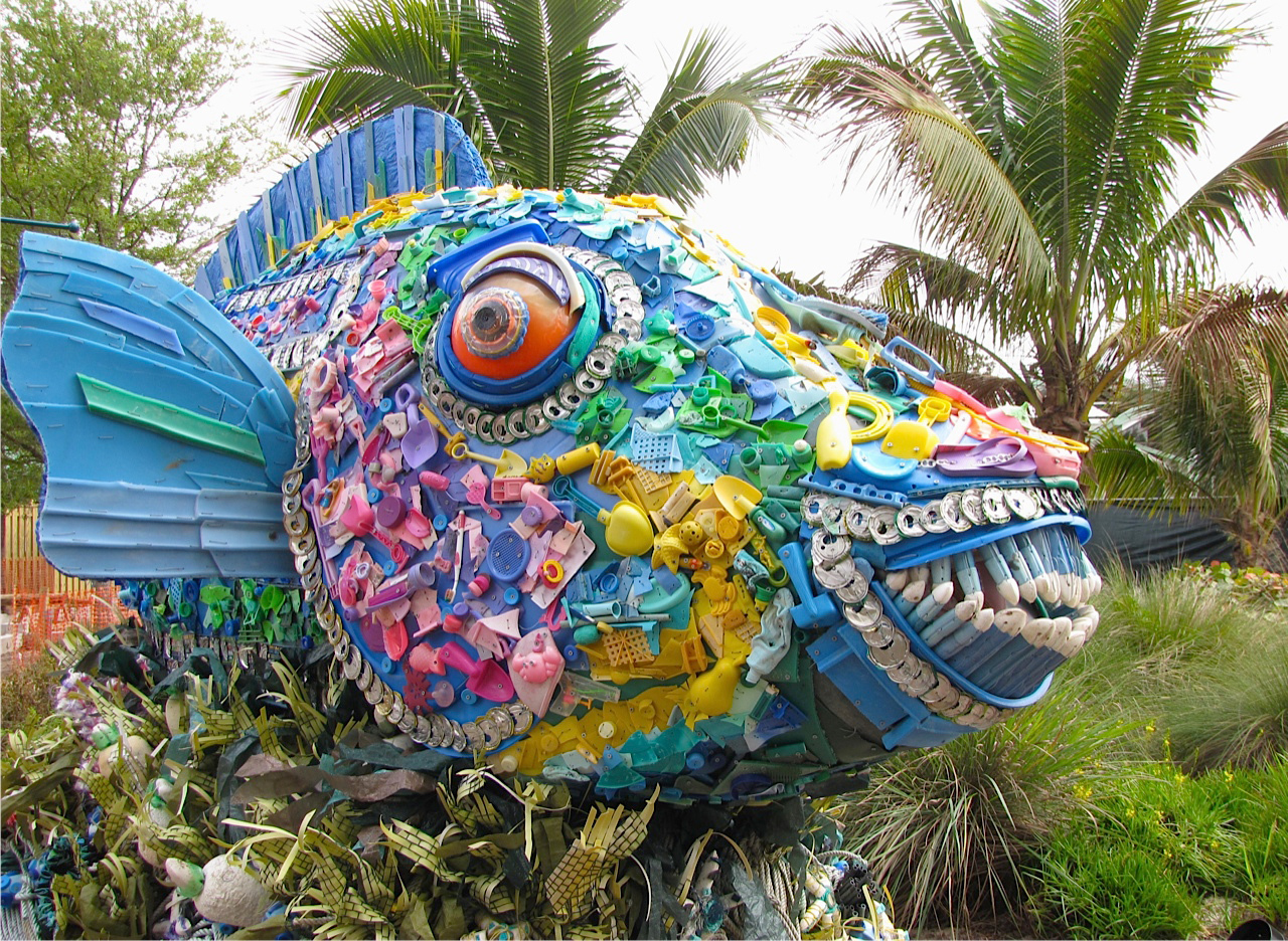 Marine sculptures made from pollution TheTrendler